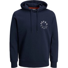 Jack & Jones Erkek Kapşonlu Sweatshirt 12247471