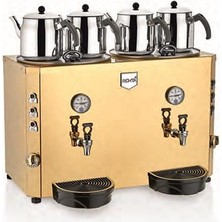 Remta Master Elektrikli 46 Litre Dört Demlikli Çay Kazanı Makinesi