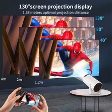 Magcubic Akılllı Taşınabilir 4K Projeksiyon Wifi Ile Kolay Telefon Tablet Bağlantılı