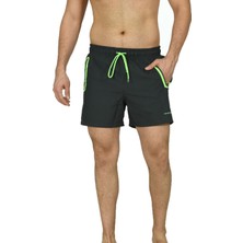 Enrıco Ferry Erkek Antrasit Mıcropoly Kumaş Cepli Çabuk Kuruma Özellikli Deniz Şortu EDY2379