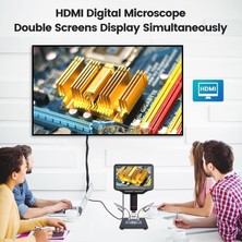 Andonstar AD407 7 Inc Ekranlı 3D HDMI Lehi mleme Dijital Mikroskop