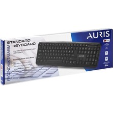 Auris Türkce Q USB Kablolu Standart Ofis Bilgisayar Klavyesi