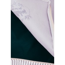 textile sweet 5'libüyük Boy Gri Çizgili Baza Altı Düzenleyici Hurç 62X46X22