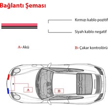 C9 4x4 Flaş Çakarlı Panelli 3 Modlu Panjur Arası LED Turuncu-Beyaz