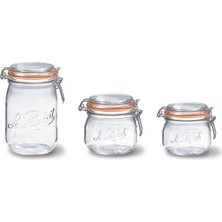 Le Parfait Super Cam Kavanoz Seti ( 1000 ml - 500 ml - 250 ml)