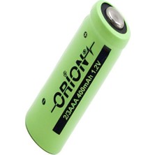 Orion 1.2V NiMh 2/3AAA 400MAH Başlı Şarj Edilebilir Pil - ince kunda pilinden kısadır