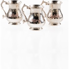 Dmt Copper Home Dmt Copper Gaziantep Bakır El Çekiç Dövmesi Isimli Kupa Bardak Hediyelik Isme Özel 0,8mm (3'lü Set)