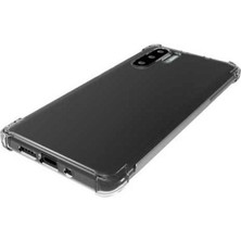 HappyCase Huawei P30 Pro Kılıf Şeffaf Olex Nitro Köşeli Silikon Kapak Kılıf