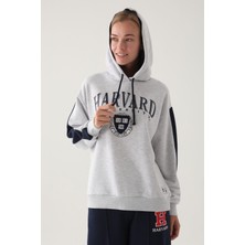 Harvard Kar Melanj Kadın Sweatshirt