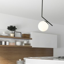 Apliqa Sara Tekli Siyah Sarkıt Modern Sarkıt Mutfak Salon Sarkıt Avize