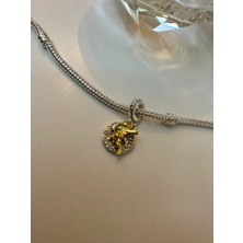 Ni Aksesuar Gümüş S925 Damgalı Disney Tinker Bell Gece Sallantılı Charm