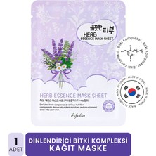 Esfolio Yorgun Ciltler Için Dinlendirici Bitki Kompleksi Kağıt Maske Esfolio Herb Essence Mask Sheet