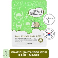 Esfolio Onarıcı Salyangoz Özü Içeren Kağıt Maske Esfolio Snail Essence Mask Sheet