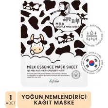 Esfolio Süt Proteini ile Aydınlatıcı Bakım Sağlayan Kağıt Maske Esfolio Milk Essence Mask Sheet