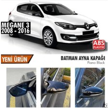 Ezber Renault Megane 3 Batman Yarasa Ayna Kapağı Piano Black