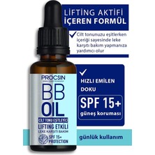 PROCSIN Herbal Science Anında Ton Eşitleme Lifting Etkili BB Oil 20 ML