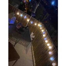 Özgazi 100 Cm x 5 Metre Hasır Kamış Balkon Çiti Bahçe Çiti Gölgelik Dekorasyon Bambu Çit