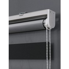 NetworkAvm Ithal Bambu Kalın Siyah Zebra Stor Perde Etek Dilimsiz