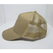 Salar Ticaret Unisex Krem Fileli Spor Model Şapka