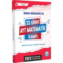 Rehber Matematik 2023 YKS AYT 33 Günde Matematik Kampı