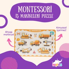 Montessori Iş Makineleri Puzzle