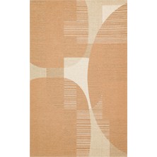 Eko Halı Brooklyn Brk 13 Natural Beıge Hasır Görünümlü Kaymaz Modern Şık Dokuma Kilim
