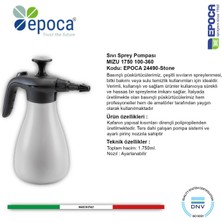 Epoca Mızu 1750 Teracotta ve Stone Rengi Sıvı Püskürtme  Pompası 1,75LT.