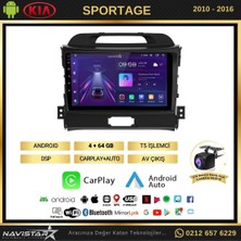 Navistar Kia Sportage 4gb + 64GB Kablosuz Carplay 2010-2016 Android 13 Na