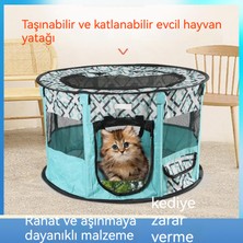 Maskot 70CM Katlanabilir Kapalı Kedi Evcil Hayvan Çadırı (Yurt Dışından)