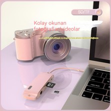 Maskot 8'i 1 Arada Tip-C Genişletilmiş USB Çok Işlevli Hub (Yurt Dışından)