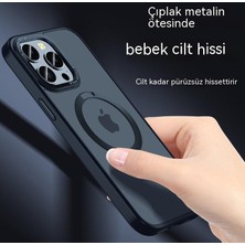 Maskot Iphone 14 Pro Max Için Geri Çekilebilir Brakete Sahip Manyetik Telefon Kılıfı (Yurt Dışından)