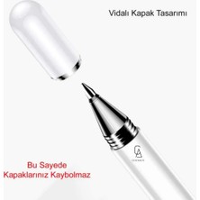 Coolacs Xiaomi Mi Pad 6 Uyumlu Dokunmatik Kalem Passive Stylus 2in1 Tablet Kalemi Çizim & Yazı Kalemi