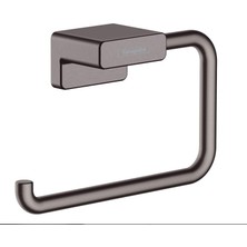 Hansgrohe Addstoris Kapaksız Tuvalet Kağıtlığı Mat Siyah Krom 41771340