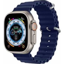 Heptek İletişim Apple Watch 2/3/4/5/6/7/8/se/nike 38MM 40MM 41MM Silikon Kordon Tasarım (Krd-75)