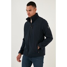 Buratti Su İtici Slim Fit Dik Yaka Softshell İnce Mont Erkek MONT 649003