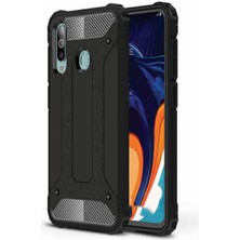 ZORE Samsung Galaxy A20S Uyumlu Armor Köşe Korumalı Çift Katmanlı Zırh Koruyucu Kılıf/kapak