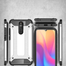 ZORE Xiaomi Redmi 8 Uyumlu Armor Köşe Korumalı Çift Katmanlı Zırh Koruyucu Kılıf/kapak