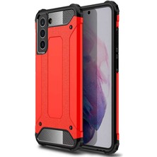 ZORE Samsung Galaxy S21 Fe Uyumlu Armor Köşe Korumalı Çift Katmanlı Zırh Koruyucu Kılıf/kapak