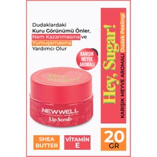 New Well Hey Sugar - Karışık Meyve Aromalı Dudak Peelingi 20 gr