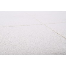 Almoss Halı Almoss Dolce 1334C Beyaz Dekoratif Makine Halısı