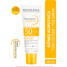 Photoderm Aquafluid SPF50+ Tüm Ciltler için Yüksek Korumalı Su Bazlı Yüz Güneş Kremi 40 ml