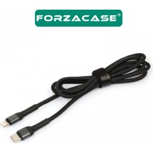 Forzacase Type-C To Lightning Örgülü 20W Pd Hızlı Şarj Kablosu 1m- FC065