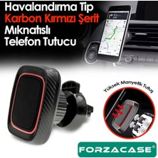 Forzacase Güçlendirilmiş Mıknatıslı Izgaralıktan Araç Içi Telefon Tutucu - FC055