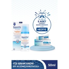 Nemlendirici&besleyici Spf 25 Yüz Bakım Kremi 50 ml 5 Adet Onarıcı Bakım Merhemi 3,5 gr