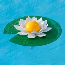 10line Havuz Lotus Çiçeği Modeli Yüzme Havuz Termometresi, Havuz Isı Ölçer Termometre