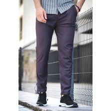 Oksit Elroy Düz Paça Fitilli Slim Fit Erkek Eşofman Altı