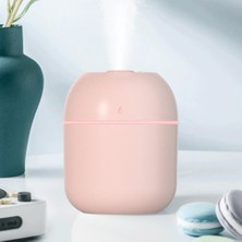 Burake Aroma Esansiyel Yağ Difüzör Nemlendirici Zamanlayıcı LED Açık Pembe (Yurt Dışından)