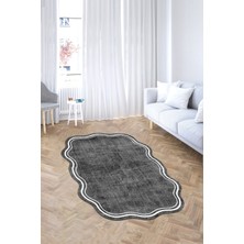 Mubo Kaymaz Tabanlı Makinada Yıkanabilir Dekoratif Salon Halısı Mutfak Halısı Yolluk
