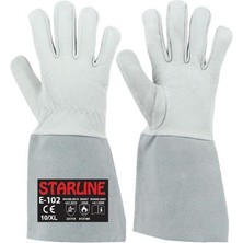 Starline E-102 Isıya Karşı Dirençli Argon Kaynak Eldiveni 35 cm 2X11X 41314X