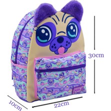 Muggle 2 Bölmeli Dog Anaokulu Sırt Çantası Mor MU-6986